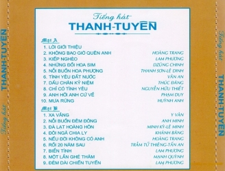 CHƯƠNG TRÌNH CD THANH TUYỀN 1